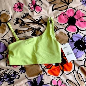 Stori one shoulder exercise top